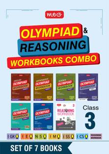 MTG Class-3 NSO-IMO-IEO-ICSO-IGKO-ISSO Olympiad and Reasoning Workbook Combo (Set of 7 Books) | MCQs, Previous Years Paper & Achievers Section - SOF Olympiad Books For 2025-26 Exam
