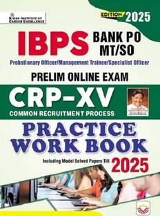 IBPS Bank PO Prelim Exam CRP XV Practice Work Book 2025 Edition (English Medium) (5473)