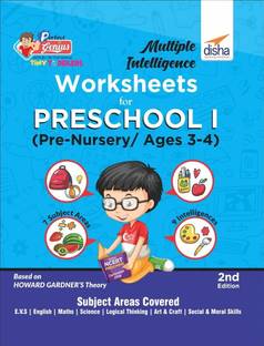 Disha Multiple Intelligence Worksheets for PRESCHOOL I (Pre-Nursery/ Ages 3-4) 2nd Edition