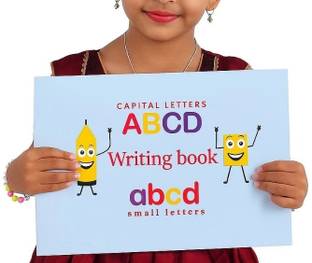 ABCD Writing Practice for Kids - Capital and Small Letters  - Tracing Book