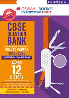 CBSE Question Bank SOLVED PAPERS Class 12 History For 2026 Exam