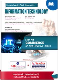 Std 12 Information Technology IT | HSC Commerce Maharashtra State Board as Per New Syllabus | Includes Model Questions Paper