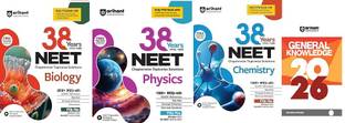 NEET 38 Years' (2025 -1988) - Chapterwise Topicwise Solutions Physics + Chemistryand + Biology Combo (Set Of 3 Books )