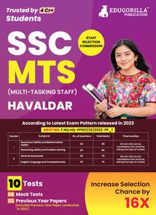 SSC MTS (Paper - 1) | 15 Full-length Mock Tests For Complete Preparation  - 2024 : Multi Tasking Staff (English Edition) - 8 Mock Tests and 2 Previous Year Papers with Free Access to Online Tests
