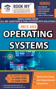 IGNOU MCS 203 Operating Systems | Guess Paper| Important Question Answer| Post Graduate Diploma in Computer Applications (PGDCA_NEW)