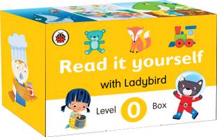 Ladybird Read It Yourself Tuck Box Level 0: 10 Books Box Set (Space Party, Emma Explorer, Pippa and the Pip, Go, Kit Cat!, Gus and Ross, Wags the Big Dog and More)