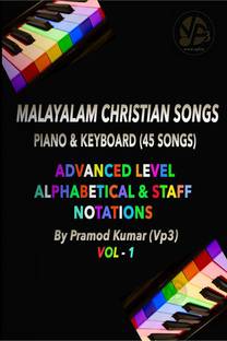 Malayalam Christian Songs  - Piano & Keyboard (45 Songs)
