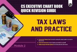 PW CS Executive Chart Books Quick Revision Guide Tax Laws and Practice (Module 2)