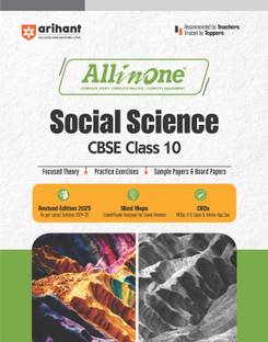 (Old Edition) Arihant All In One Social Science CBSE Class 10th Based On Latest NCERT For CBSE Exams 2025 | Mind map in each chapter | Clear & Concise Theory | Intext & Chapter Exercises | Sample Question Papers