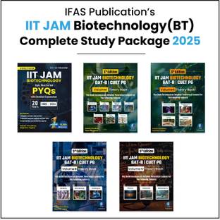 IIT JAM Biotechnology  - 2026 | PYQs + Theory + Practice | Updated 2025 Edition | Best Seller Book Combo for IIT JAM Biotechnology | Includes Solved PYQs & Practice Sets | Reference Guide for BSc & MSc Students | Ideal for CUET PG, GAT B, TIFR, JNU, BHU & Other Entrance Exams | Paperback | IFAS Publication