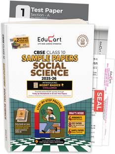 Educart CBSE Sample Paper Class 10 2025-26 Social Science (Introducing exclusive step-by-step new practice concept on 2026 pattern)  - Sample Paper Class 10 2026