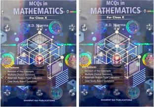 Mathematics For Class 10 with MCQs (Set of 2 Books) - CBSE - Examination - 2025-26