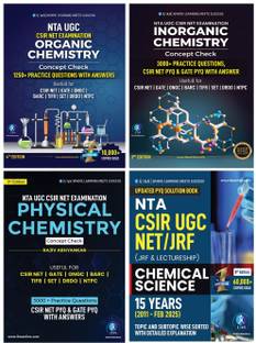 CSIR NET Chemical Science  - 2025 - Previous Year Solved Papers and Practice Questions [Set of 4 Book] | Best Seller Chemical Science PYQ and Practice Question Bank for NTA UGC CSIR NET JRF, GATE, SET & TIFR Chemistry Examinations in India | PYQ, MCQ & MSQ with Answers | IFAS Publications
