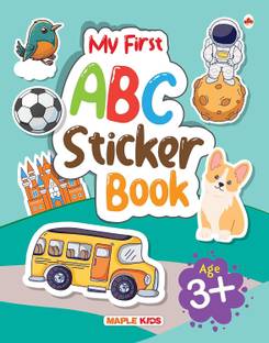My First Sticker Book - ABC Alphabet - Activity Book for Kids with 100+ stickers - Age 3+
