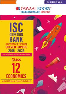 ISC Question Bank Chapterwise & Topicwise Solved Papers Class 12 Economics For 2026 Exam