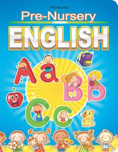 Pre-Nursery English  - Book for Kids Ages 2–5 Years | Preschool Activity & Vocabulary Building Workbook with Colourful Illustrations for Early Reading and Writing