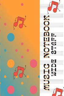 Music Notebook-Wide Staff