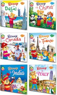Benny in Dubai, China, Canada, France, India and Italy Book for kids : Storytelling Books for kids, Childrens story book, Children educational book | Set of 6 story books.