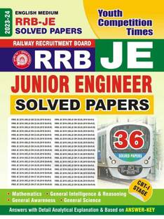 Rrb Junior Engineer (English) 36 CBT Stage I Solved Papers 2023-24 (Ed