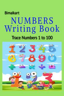 Numbers Writing Book  - Trace Numbers 1 to 100