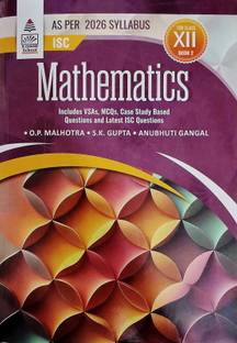 S Chand ISC Mathematics For Class 12 Book-2 ( As Per 2026 Syllabus )