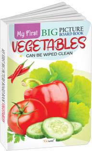 My First Big Picture Board Book Vegetables : Picture board book for kids, Colorful board book for kids, Interactive board book for toddlers, Children learning book