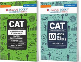 Oswaal Cat 25 Years' Solved Papers