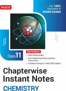 MTG CBSE Chapterwise Instant Notes Class 11 Chemistry - Quick Recap & Complete Coverage of Latest Syllabus 2025