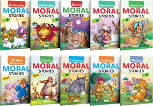 My First Picture Story Library Combo Of 10 (Pre-School Books) | Gift Set For Kids