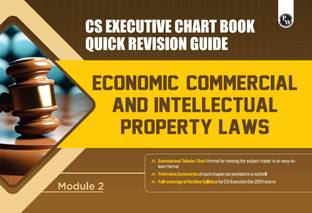 PW CS Executive Chart Books Quick Revision Guide Economic, Commercial and Intellectual Property Laws (Module 2)