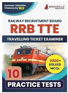 RRB TTE : Travelling Ticket Examiner Recruitment Exam Book  - 2024 (English Edition) | Railway Recruitment Board | 10 Practice Tests (2000 Solved MCQs) with Free Access To Online Tests