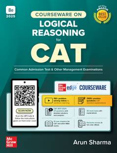 Courseware on Logical Reasoning for CAT 2025-26 by Arun Sharma | 8th edition | LR | CAT/ MBA Entrance Exam Preparation | Solved Previous Years' Papers (2017-24) | 100+ Problem Solving Videos | 2500+ Practice Questions | 32 Mock Tests | 10 New Chapters | Author Live Interactive Sessions