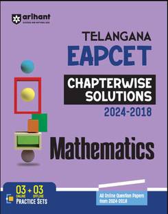 Telangana Eapcet Mathematics Chapterwise Solutions 2024-2018