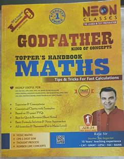 Godfather Topper's Handbook Maths (tips and tricks for fast calculations) By Neon Classes For All Exams (billingual) (Paperback, Neon Classes)