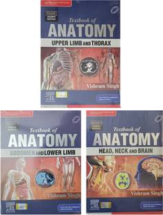 Textbook Of Anatomy:Upper Limb and Thorax, Vol 1, Abdomen And Lower Limb, Vol 2, Head, Neck And Brain, Vol 3, 3rd Revised And Updated Edition (3 Book Set)