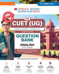 Oswaal NTA CUET (UG) Chapterwise Question Bank English (For 2025 Exam)