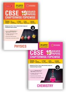 MTG CBSE 10 Years (2025-2016) Chapterwise Topicwise Solved Papers Class 12 Physics & Chemistry (Set of 2 Books) - CBSE Champion For 2026 Exam | Free Video Solution of PYQs (As Per Latest Pattern)