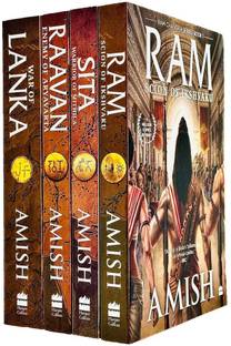 Ram Chandra Series 4 Books Collection Set (Ram, Sita, Raavan, War of Lanka)