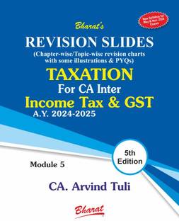 TAXATION For CA Inter - Income Tax & GST (Revision Slides)