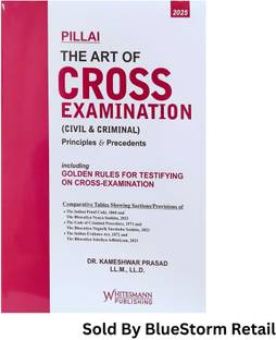 Art of cross examination (Civil & Criminal) Edition 2024- whitesmann publishing- Hardcover