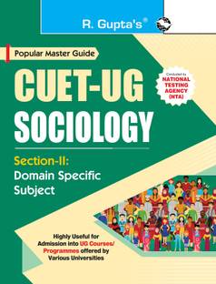 CUET-UG : Section-II (Domain Specific Subject : SOCIOLOGY) Entrance Test Guide(English)