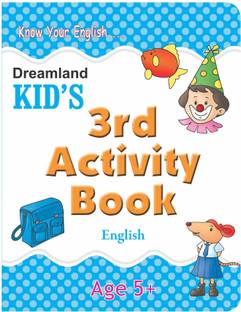 Dreamland Kids's 3rd Activity Book  - Colourful Illustrated Activities To Build Vocabulary, Grammar, Reading & Writing Skills | Fun Home Learning For Young Kids