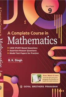 A Complete Course in Mathematics for Class 9 ( New Edition) [Paperback] B K Singh