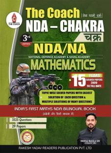 The Coach Chakra NDA/NA Mathematics 15Years Topic-Wise Solved Paper(English+Hindi MEDIUM) (Bilingual) by Neeraj Baisla