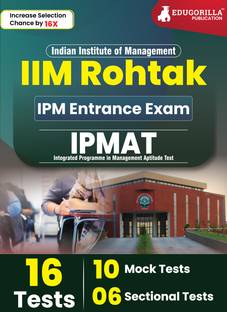IIM Rohtak IPM Entrance Exam Book  - 2024 (English Edition) - 10 Mock Tests and 6 Sectional Tests (1400+ Solved Questions) with Free Access to Online Tests