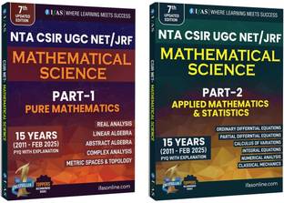 CSIR NET Mathematical Science PYQ Book | Mathematics Previous Year Question Papers  - (Set of 2 Books) Pure, Applied & Statistics Mathematics | Chapterwise Solved Papers (2011–July 2024) | With Detailed Explanations | Ideal for CSIR NET, UGC NET, JRF, SET, GATE Mathematics | Part 1 & Part 2 | Two Brothers publications