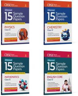 CBSE Board Exam 2023 I-Succeed 15 Sample Question Papers Physics, Mathematics, Chemistry, English Core for Class 12th ( Set of 4 Books )