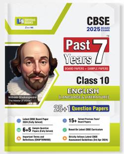 Shivdas CBSE Class 10 Previous 10 years Solved Papers (2015-2024) English Language and Literature 25+1 Board Papers and Sample Papers includes Delhi and Outside Delhi ALL SETS Fully Solved for 2025 Board Exams