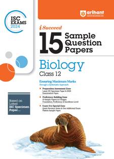 Arihant ISC Sample Question Papers Class 12 Biology Book for 2024 Board Exam