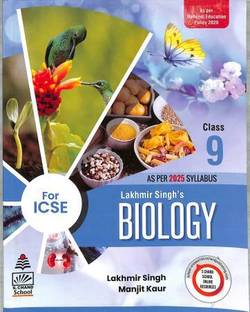 Lakhmir Singh's Science ICSE Biology 9(For 2024-25 Exam)